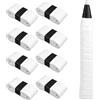 Chixenn 8 Pezzi per Racchette da Tennis, Overgrip Antiscivolo, Bianco, Nastro PU Assorbente, Traspirante e Autoadesivo per Badminton, Squash, Padel, Pickleball e Racchette Sportive