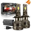 Kairiyard Lampadina H7 LED, 120W 30000LM 6000K bianco freddo 200% luminosità super luminosa angolo del fascio regolabile a 360 gradi Xenon H7 LED Anti Errore Auto Kit di conversione IP67