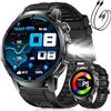 LIMIGE Smartwatch Uomo Militare, 1000 mAh, Touchscreen HD 1,85", Luce LED, Monitoraggio Cardiaco/Sonno, Funzione Telefono, IP68, 110+ Modalità Sportive, Compatibile Android/iOS