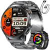 LIMIGE Smartwatch Uomo Militare, 1000 mAh, Touchscreen HD 1,85", Luce LED, Funzione Telefono, Monitoraggio Cardiaco/Sonno, IP68, 110+ Modalità Sportive, Compatibile iOS/Android