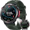 Doomixs Orologio Smartwatch Uomo con GPS Sport: 1.46" Rotondo Orologi Intelligente con Chiamate Bluetooth Fitness Smart Watch LED Flashlight Monitoraggio Sonno IP68 Impermeabile Compatibile con iOS Android
