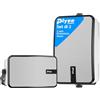 Plyee Audio Altoparlanti Bluetooth 400W,Bassi Potenti, Sincronizzazione Wireless con 100 Altoparlanti, Montaggio a Parete per Patio, Veranda, Garage, Coppia (MZ-621)