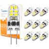 I-SHUNFA G4 lampadine LED 1.2W dimmerabile AC/DC12-24V bianco freddo 6000K