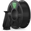 DEEPLEE Filamento PLA PRO 1.75 mm, 1 kg Nero, Maggiore Tenacia, Precisione ±0.02 mm, Facile da Stampare per Stampanti 3D FDM