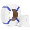 DEEPLEE Filamento PLA Basic 1.75 mm, Confezione Senza Bobina Zero Sprechi, Bianco 1 kg, Precisione ±0.02 mm, Avvolgimento Anti Groviglio per Stampanti 3D FDM