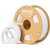 DEEPLEE Filamento PLA Basic 1.75 mm, Bobina da 1 kg Bianco, Precisione ±0.02 mm, Avvolgimento Antiostruzione per Stampanti FDM