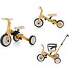 Petite&Mars Turbo 5 in 1 Triciclo evolutivo - Bicicletta da bambino multifunzione regolabile, 1,5 - 5 anni (intensa Ochre)