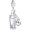 GNOCE Alice Avventura nel Paese Delle Meraviglie Ciondolo Fascino Dangle, S925 Argento Sterling Charms Dangle per le Donne Ragazze Moglie Figlia, San Valentino, Festa Della Mamma Gioielli Rega