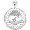 Stroili Sagittario. Charm in argento 925 rodiato e glitter