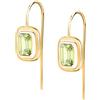 TRUSSARDI Orecchini Donna in Acciaio, Zirconi, Collezione T-DESIGN, Pendente, Idee Regalo Moglie, Mamma