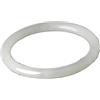CHTKAGV Bracciale rigido rotondo fine in giada bianca(A,61-62mm)
