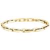 Trussardi Bracciale Uomo in Acciaio Dorato, Rigido, Collezione T-STEEL - TJAXV51