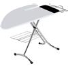 Asse da Stiro Completo Combiboard Profi 125x48 cm con Piano Stiramaniche e Ripiano Regolabile in Altezza