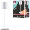 Paulmann 76999 Lampada da tavolo a batteria LED Tuni IP44 2700K bianco opaco Mobile lampada da tavolo dimmerabile 2,8W USBC