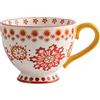 H&H Mariasole Tazza Jumbo, Ceramica, Multicolore, cc500