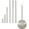Eglo Prolunga per canalina, guida per cavi in acciaio, nickel | opaco, lunghezza da 320 a 1570 mm