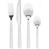 Tognana, Set 4 Posate Vichy Beige, Acciaio 18/0, Beige