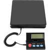 WINPANG Bilancia elettronica, 50 kg bilancia da pacchi 24,5 × 24,5 × 5 cm bilancia da cucina digitale 4 unità diverse misura precisa con schermo LCD per pesare tutti i tipi di oggetti