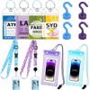 Comkrivy [Set di accessori per crociera 2025 - 14 pezzi] 2 cordini con porta badge + 4 porta carte verticali + 4 etichette per bagagli + 4 ganci magnetici | Set must have per AIDA, TUI, MSC e la mia nave