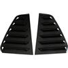 Valtorencia Copertura for Prese D'aria Con Feritoia Posteriore for Auto, Adatta for VW/Golf 7 7.5 MK7 MK7.5 GTI R GTD 2013-2019(Carbon Look)