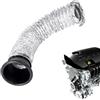 Teksome Tubo di ingresso turbo per presa d'aria, Tubo turbo per presa d'aria | Set turbo aria,Tubo di ingresso Turbo in fibra di carbonio per paraurti anteriore per auto di facile