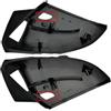 WLNWERDPKK Ricambio Calotta Specchietto Supporto Inferiore Inferiore Specchietto Laterale Sostituisci L'ala Di Rivestimento Supporto Automatico Sinistro Destro Per Golf 7 GTI 2012-2020(Pair with hole)