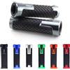 Area1 Manopole Manubrio Moto Universali per Moto, Scooter, Antiscivolo, 2 pezzi, 22/24-25 mm, Tipo 11 Grigio, Compatibile con KSR