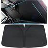 ZJIZOU Parasole Auto Parabrezza Interno per BMW 318 Berline (E46 1997-2005),Portabile Anteriore Contro I Raggi UV Accessori Protettore.
