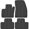 Gledring gled Ring 393 Set di tappetini in gomma xc40 2018 di (T Profilo 4 pezzi + Kit di Clips), Nero