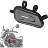 GFARDMOTO Borsa rigida laterale impermeabile per moto 1,5 l Borsa per attrezzi di grande capacità Borsa portaoggetti per Ho&n&da Rebel CMX250 300 500 1100 (Nero-Sinistra)
