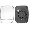 TTCR-II Vetro Specchio per Renault Trafic III/Opel Vivaro B/Nissan NV300 | Trafic 3/Vivaro B 2014-2021 Specchietto Retrovisore Riscaldato NV300/Talento 2016-2021 Vetro Specchio 963666705R-Sinistro
