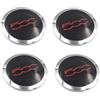 Generico BDDXWSM Set Di 4 Coprimozzi Da 133 Mm Per Cerchi In Lega Per Fiat 500 (Codici: 68078419AC, 68078421AC) - Ricambio Per Tappi Centrali Ruota Distanziali Ruote