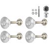 XUJIAN 4X Quick Release Hood Latch Button Car Pin Lock per Paraurti Fermi