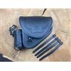 ORLETANOS Borsa basculante Diablo Skull Blackline compatibile con Harley Davidson Softail Breackout Heritage StarFrame Borsa da sella Fat Bob 2018 Borsa Moto
