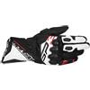 Alpinestars Sp-3 Guanti da moto, nero/bianco/rosso neon, XL