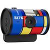 Generic Fotocamera a pellicola vintage 1080P da 3,73 cm con schermo IPS retrò con portachiavi ciondolo mini videoregistratore per viaggi ciclismo moto blogger