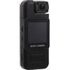 Abaodam Action Camera 4k, Sports Video Recorder Portatile, Mini Videocamera con Clip Posteriore, Visione Notturna a Infrarossi, per Sport e Avventure Outdoor, Nero