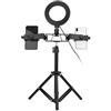 ZAICOLER Anello Luminoso LED da 6 Pollici per Fotocamera 3 Modalità di Luce