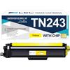 LCL Cartucce di Toner Compatibile TN243 TN-243 TN243Y TN-243Y Sostituzione per Brother HL-L3210CW HL-L3230CDW HL-L3270CDW MFC-L3710CDW MFC-L3750CDW MFC-L3770CDW MFC-L3730CDW DCP-L3510CDW (1 Giallo)