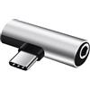 MALSSE USB C a 3,5 mm femmina porta cuffie e tipo porta di ricarica adattatore convertitore USB per S23 S22 S21 Tipo C a convertitore cuffie