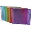 Vision Media custodie per CD sottili vari colori bordo 5.2mm pezzi 10