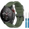 SenMore 22mm Cinturino per Amazfit Falcon, Braccialetto di Ricambio Silicone Sportivo Cinturino per Smartwatch.