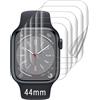 Glcrrpu Pellicola Protettiva per Apple Watch SE 44 mm [5 Pezzi]