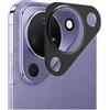 MGUEIAO Pellicola Fotocamera Compatibile con HUAWEI Pura 90, 2-Pezzi Cava in Lega di Alluminio Protezione della Lente, Senza Alterare la Qualità dell'Immagine - Nero