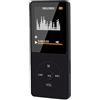 Denash Lettore MP3 Portatile con BT 5.3 e Audio HiFi Lossless, LCD da 1,8, da 128 GB, Radio FM, E-book, Tipo C, Batteria di Lunga Durata 30 Ore, Lettore Sportivo Leggero (BLACK)