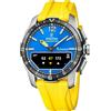 Festina Orologio Smart Uomo Ibrido Connected D in Gomma Giallo