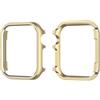 RYSTJPHK Orologio Custodia Protettiva Compatibile con Apple Watch 38mm, Ultra Sottile Cover di Alluminio Antigraffio Protettiva Case Rigida Custodia dell'Orologio Compatibile con iWatch 38mm Series 3/2/1