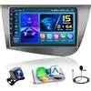 Hikity Autoradio per Seat Leon 2005-2012 con Wireless CarPlay Android Auto