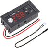 Xnuiasqe Controllore di Temperatura di Temperatura della Ventola PWM Controller della Ventola con Sonda di Temperatura Display Digitale Governatore A Temperatura