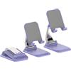ELLENNE Supporto Telefono Base Stabile Regolabile Altezza Q7 (Viola)